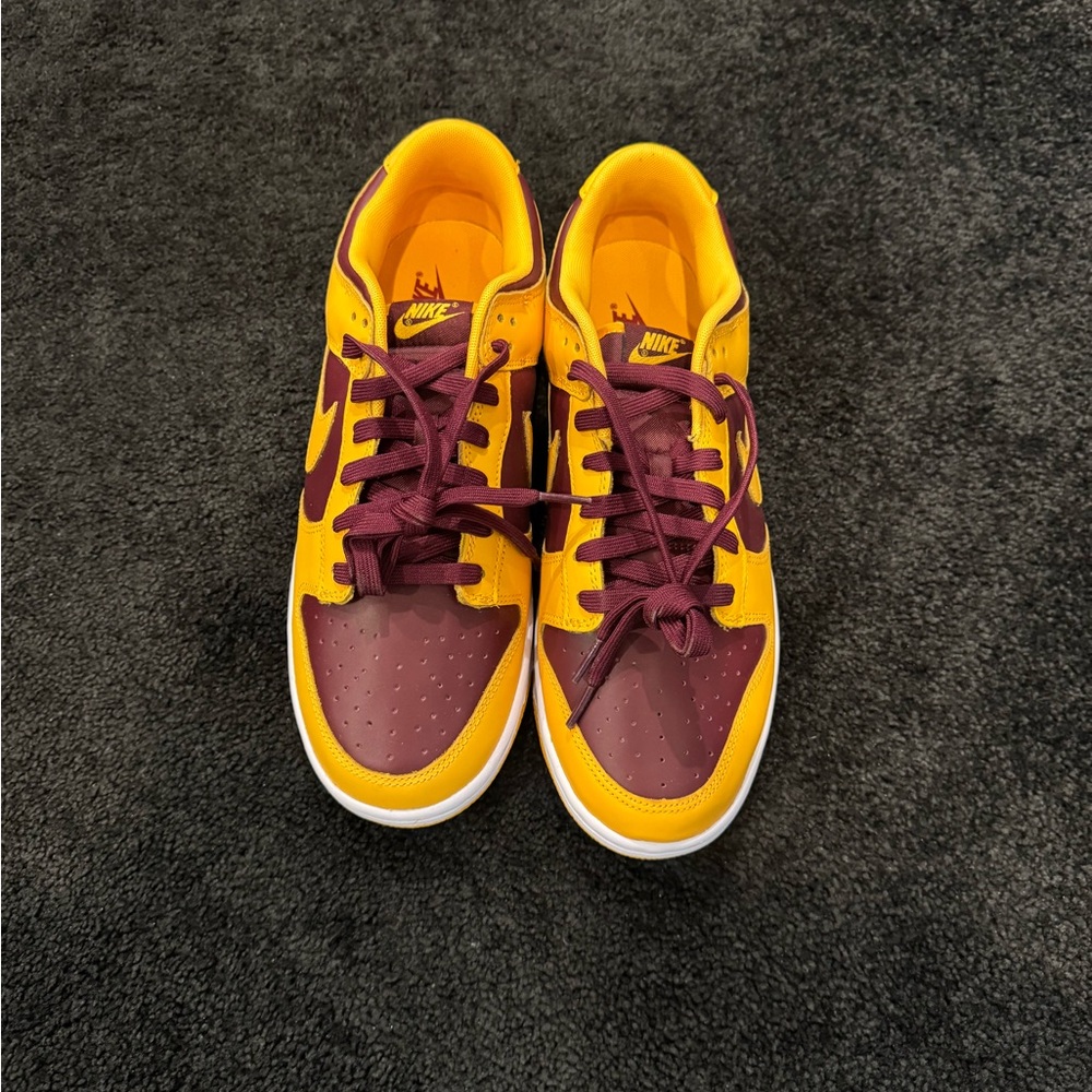 Nike Yellow and Maroon Sneakers size 11